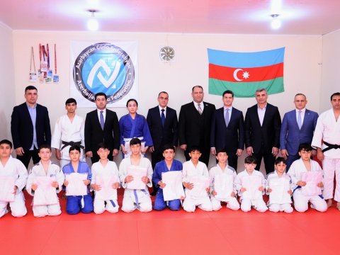 Gənc cüdoçularla görüş keçirilib - FOTOLAR