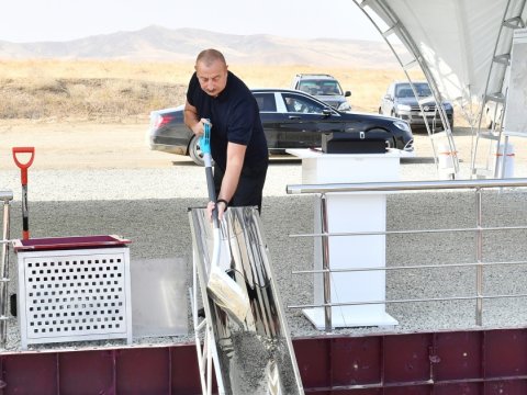 Ağdam Muğam Mərkəzinin təməli qoyuldu - YENİLƏNİB