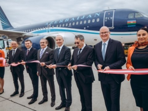 Avstriya ilə birbaşa aviareyslərə start verildi 