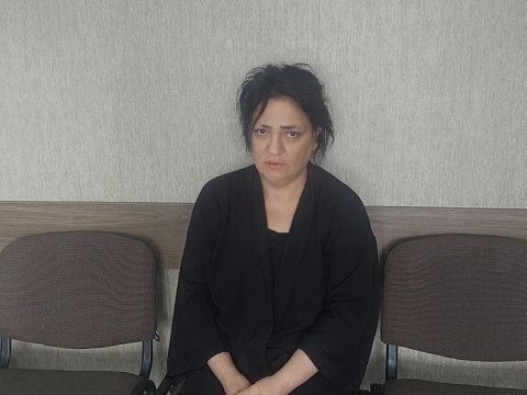 Qadın narkokuryer saxlanıldı - VİDEO