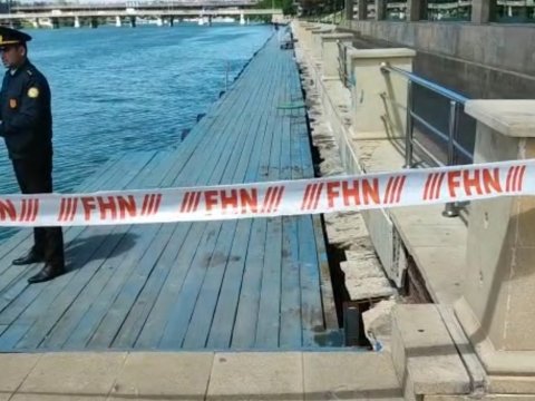 Gəmi dayanacağı bazasının fəaliyyəti dayandırıldı - VİDEO