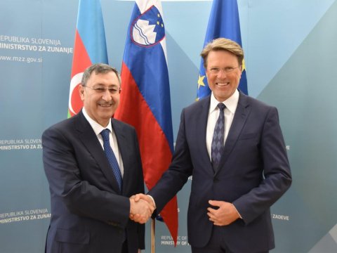 Xələf Xələfov Sloveniyaya getdi - FOTO