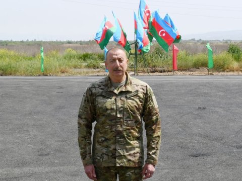 İlham Əliyev Cəbrayıla getdi