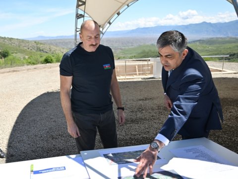 Zəngilanda otel kompleksi inşa edilir - FOTO