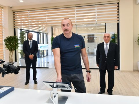 Prezident Cəbrayılda açılış etdi - FOTOLAR 