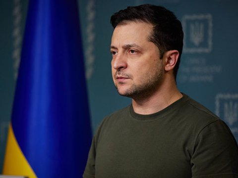 Zelenski Kiyevə qayıdıb ərəb nazirlə görüşdü - VİDEO