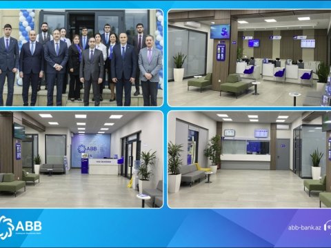 ABB-nin Hacıqabul filialı yeni konseptdə qurulub