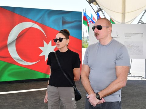 Füzulinin daxili yol-küçə şəbəkəsi qurulur - FOTOLAR