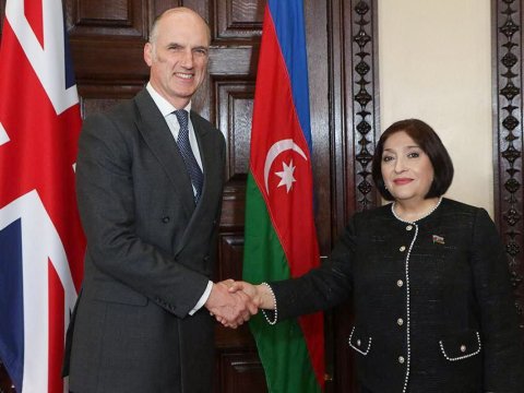 Sahibə Qafarova britaniyalı nazirlə görüşdü 