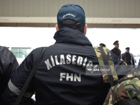 Nazirlik xilasetmə əməliyyatının görüntülərini yaydı - VİDEO