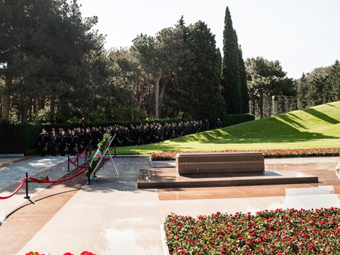 DİN-də Heydər Əliyevlə bağlı tədbir - FOTOLAR