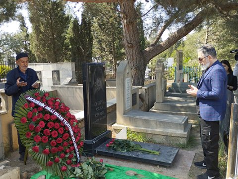 Siyavuş Aslanın oğlu dəfn edildi - FOTOLAR