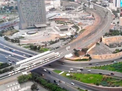 Bakının mərkəzi yolları genişləndirilir - VİDEO