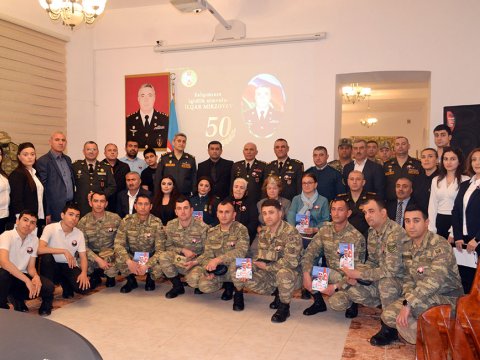 Şəhid Milli Qəhrəmanın 50 illik yubileyi - FOTOLAR