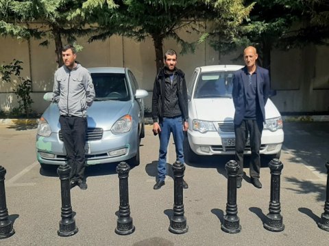 Tumbaları oğurlayan şəxslər tutuldu - VİDEO