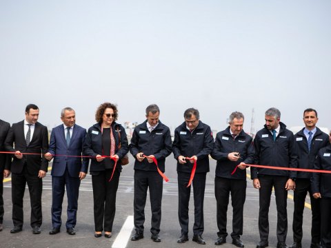 Rusiya ilə sərhəddə yeni elektron tərəzi qoyuldu - FOTOLAR