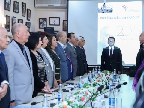 “Heydər Əliyev və Azərbaycançılıq” mövzusunda konfrans - FOTOLAR