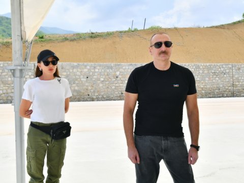 Prezident və birinci xanım yenidən ŞUŞADA 