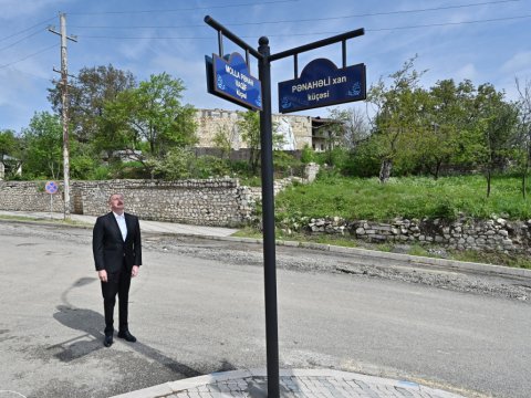 Prezident Şuşada daha bir açılış etdi - FOTO