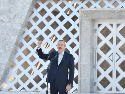 İlham Əliyev: Şuşa Zəfərimizin rəmzidir