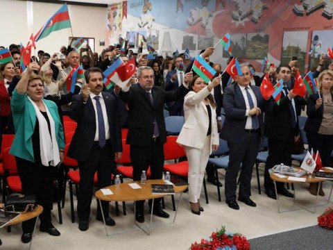 Ankarada Heydər Əliyevin 100 illiyi qeyd olundu - FOTOLAR