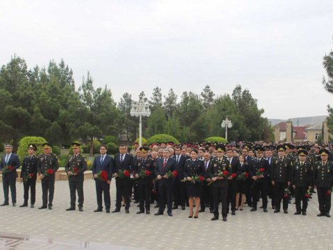 Hacıqabulda Heydər Əliyevin 100 illiyi qeyd edilib - FOTOLAR