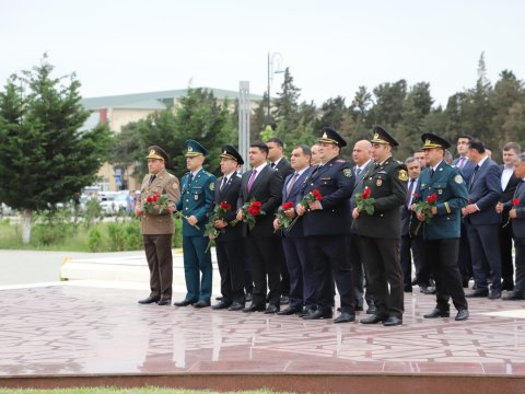 Neftçalada Heydər Əliyevin 100 illik yubileyi qeyd olunub - FOTO