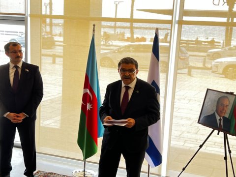 İsraildə Heydər Əliyevin 100 illiyi qeyd edildi - FOTO