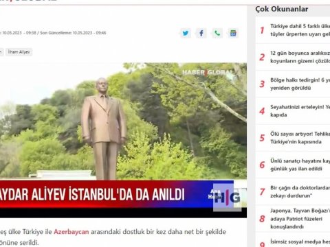 Xarici KİV-lər Heydər Əliyevin 100 illiyindən YAZIR