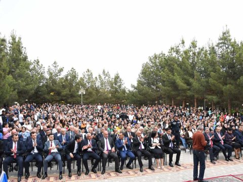 Hacıqabulda Heydər Əliyevin 100 illiyi qeyd olunub - FOTOLAR