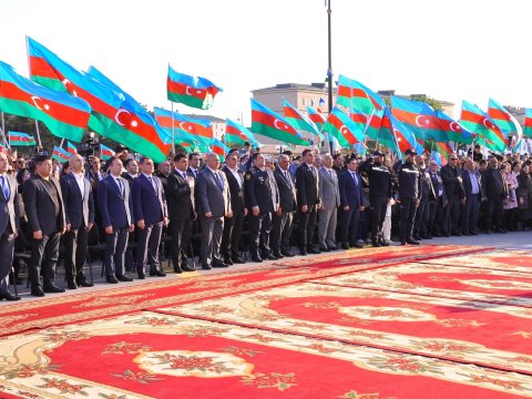 Neftçalada Ulu Öndərin 100 illiyi ilə bağlı möhtəşəm konsert - FOTO