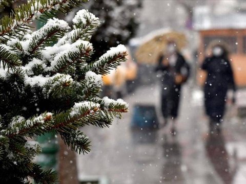 Sabahın havası: Dolu, sulu qar...