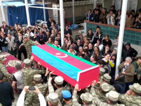 Şəhid Orxan dəfn edildi - YENİLƏNİB