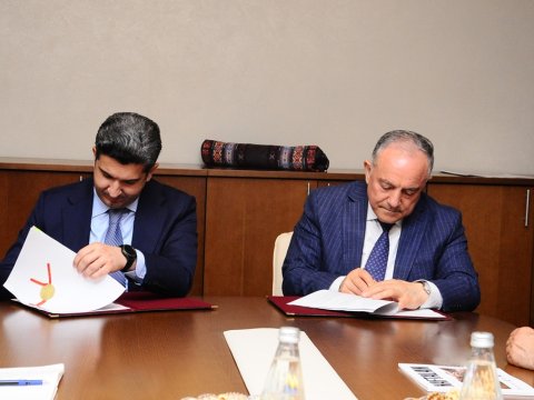 Naftalanda mobillik planı barədə müqavilə imzalandı - FOTOLAR