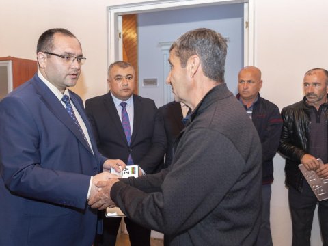 Məcnun Məmmədov Göyçayda vətəndaşları qəbul etdi - FOTO