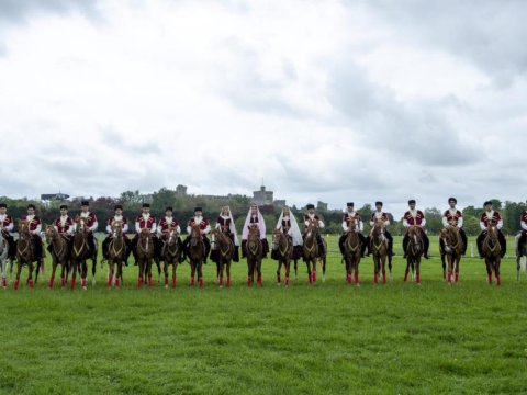 Qarabağ atları Britaniyada şou göstərdi - FOTOLAR
