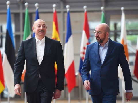 İlham Əliyevin Şarl Mişellə görüşünün detalları - YENİLƏNİB