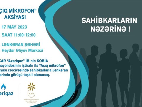 Sahibkarlarla növbəti görüş Lənkəranda keçiriləcək