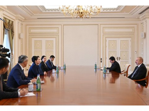 Prezident Özbəkistan spikerinə təşəkkür etdi