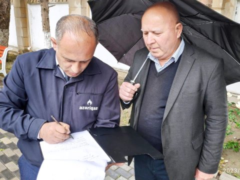 “Azəriqaz” rəhbərliyi Göyçayda vətəndaşları dinlədi - FOTO