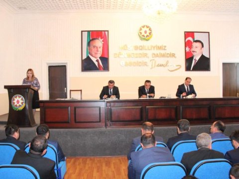 Goranboyun icra başçısı iclas keçirib