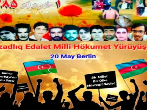Xordad hadisələrinin ildönümü ilə bağlı Berlində etiraz aksiyası keçiriləcək