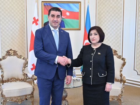 Azərbaycan və Gürcüstan spikerləri GÖRÜŞDÜ