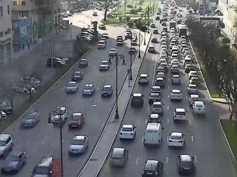 Hazırda tıxac olan yollar - SİYAHI