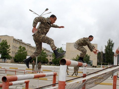 Orduda hərbi beşnövçülük üzrə birincilik keçirilir - VİDEO