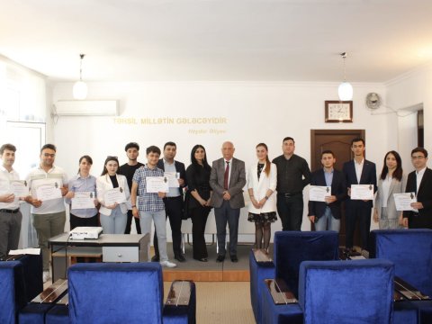 Mingəçevir Universitetinin “Brend tələbə”ləri mükafatlandırıldı - FOTOLAR