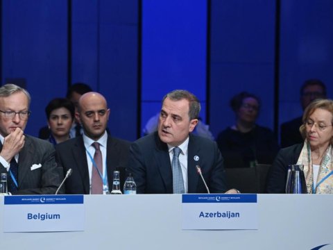 Ceyhun Bayramov İslandiyada bəyanatla çıxış etdi