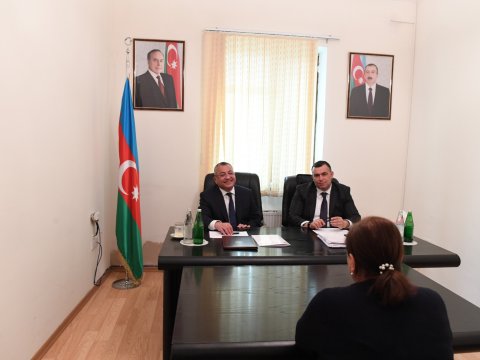 Komitə sədri Sumqayıtda vətəndaşları qəbul edib