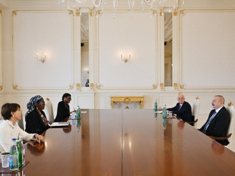 İlham Əliyev daha bir qəbul keçirdi