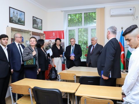 Şandor Lejak ADU-nun qonağı olub